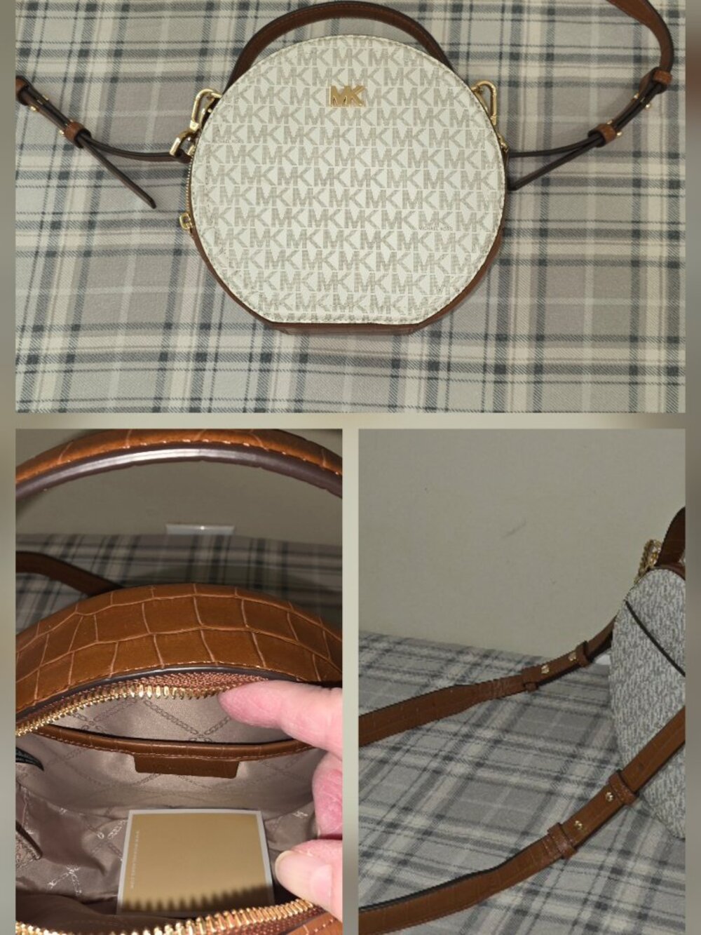 Michael Kors "Delaney" Medium Logo Canteen